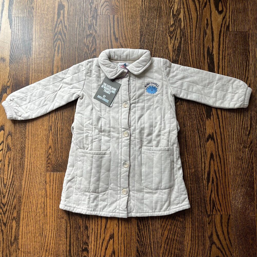 NWT - Bobo Choses Quilted Buttons Dress (2-3Y)